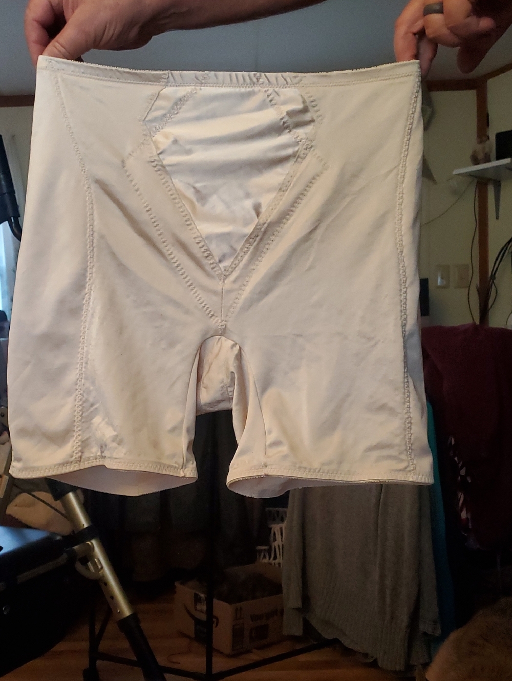 Lane Bryant Cream Shapewear Bodysuit